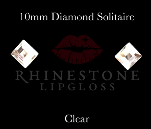 Rhinestone Lipgloss 10mm Solitaire