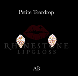 Rhinestone Lipgloss Petite Teardrop