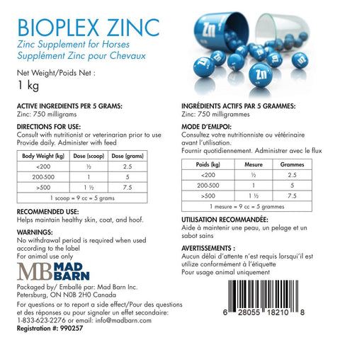 Mad Barn Bioplex Zinc