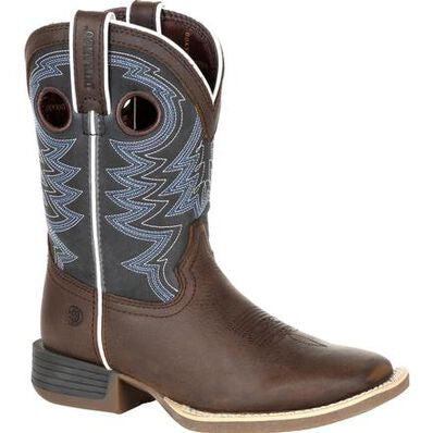 Durango® Lil' Rebel Pro™ Little Kid's Blue Western Boots